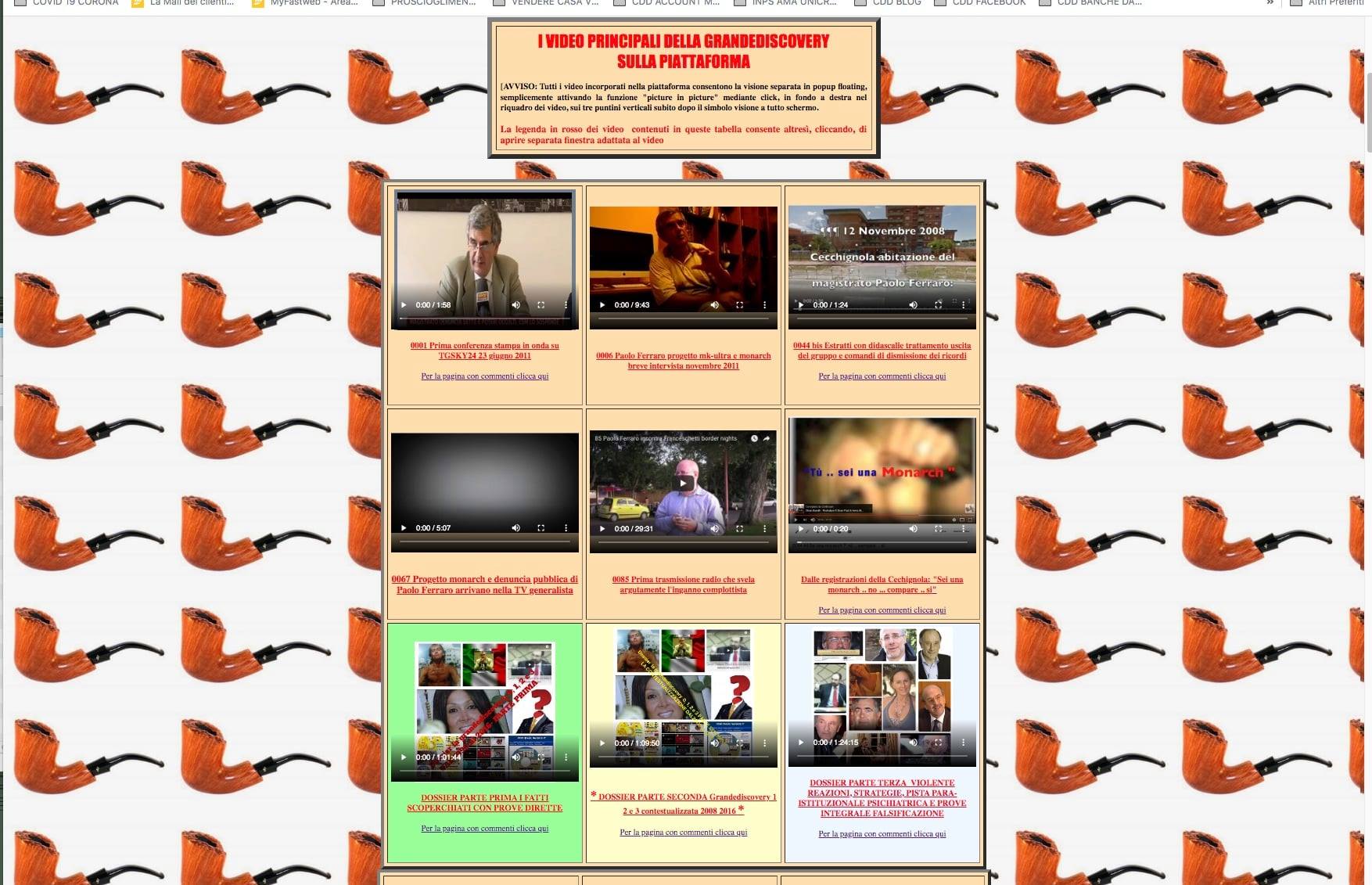I VIDEO GRANDEDISCOVERY SULLA PIATTAFORMA